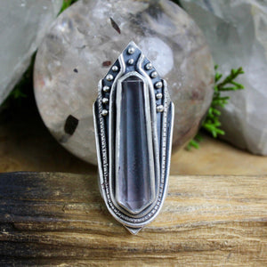 Amplifier Ring // Quartz - Size 8.5 - Acid Queen Jewelry