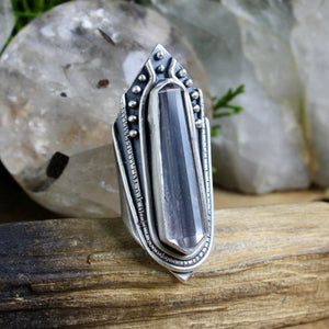 Amplifier Ring // Quartz - Size 8.5 - Acid Queen Jewelry