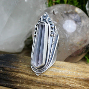 Amplifier Ring // Quartz - Size 8.5 - Acid Queen Jewelry