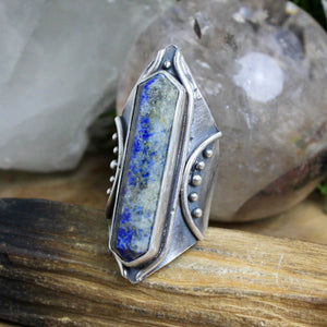 Amplifier Ring //Lapis Lazuli Size 10 - Acid Queen Jewelry