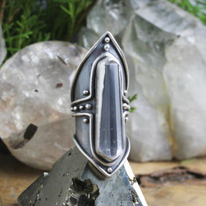 Amplifier Ring // Quartz - Size 7 - Acid Queen Jewelry