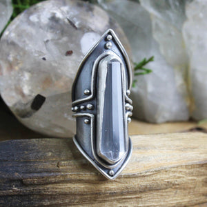 Amplifier Ring // Quartz - Size 7 - Acid Queen Jewelry