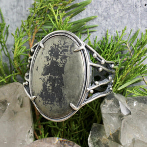 Warrior Laced Cuff // Pyrite - Acid Queen Jewelry