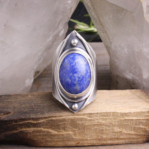 Warrior Ring //  Lapis Lazuli - Size 6.5