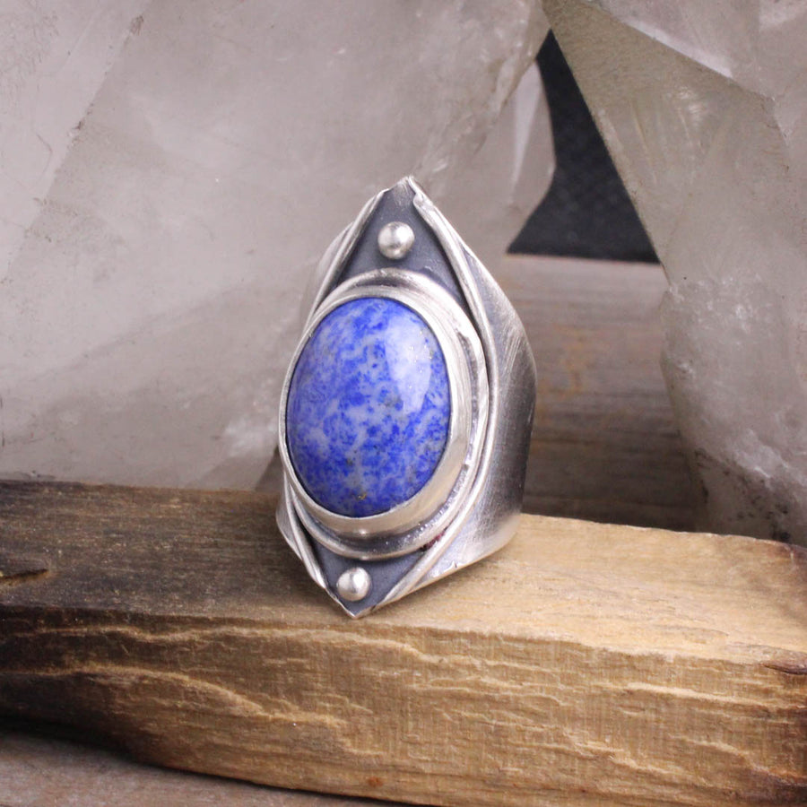 Warrior Ring //  Lapis Lazuli - Size 6.5