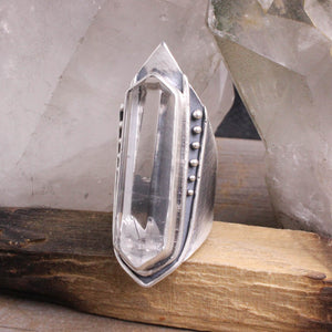 Amplifier Ring // Quartz - Size 9