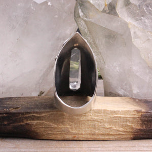 Amplifier Ring // Quartz - Size 9