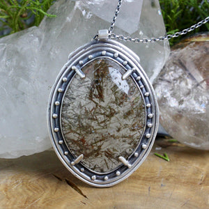 Voyager Necklace //  Rutilated Quartz - Acid Queen Jewelry