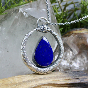 Serpent Queen Necklace // Lapis Lazuli - Acid Queen Jewelry