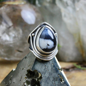 Warrior Ring // Agate- Size 6 - Acid Queen Jewelry