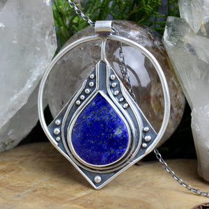 Conjurer Necklace //  Lapiz Lazuli - Acid Queen Jewelry