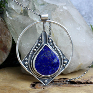 Conjurer Necklace //  Lapiz Lazuli - Acid Queen Jewelry