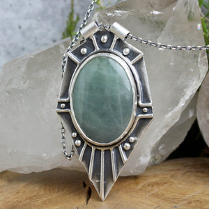 Voyager Necklace // Aquamarine - Acid Queen Jewelry