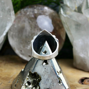 Warrior Ring // Aquamarine - Size 8.5 - Acid Queen Jewelry