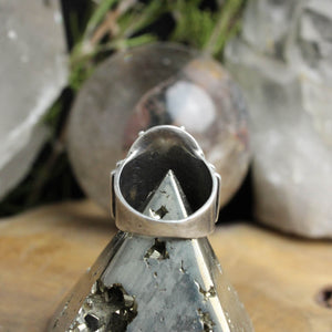 Warrior Ring // Rose Quartz- Size  8.5