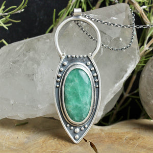 Voyager Key Necklace // Amazonite