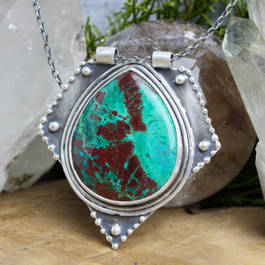 Voyager Necklace //  Chrysocolla - Acid Queen Jewelry