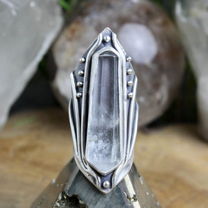 Amplifier Ring // Quartz - Size 7 - Acid Queen Jewelry