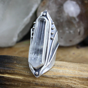 Amplifier Ring // Quartz - Size 7 - Acid Queen Jewelry
