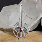 Battle Axe Necklace // Carnelian - Acid Queen Jewelry