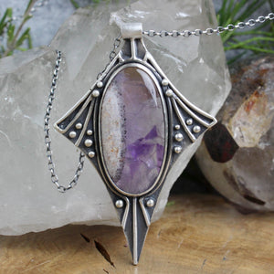 Voyager  Necklace //  Amethyst - Acid Queen Jewelry