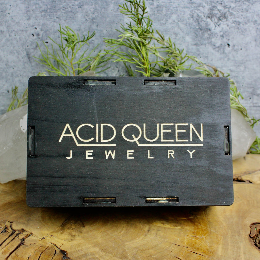 Diamond Snake Tarot Card Box // Jewelry Box - Acid Queen Jewelry