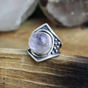 Warrior Ring // Kunzite  - Size 6.5 - Acid Queen Jewelry
