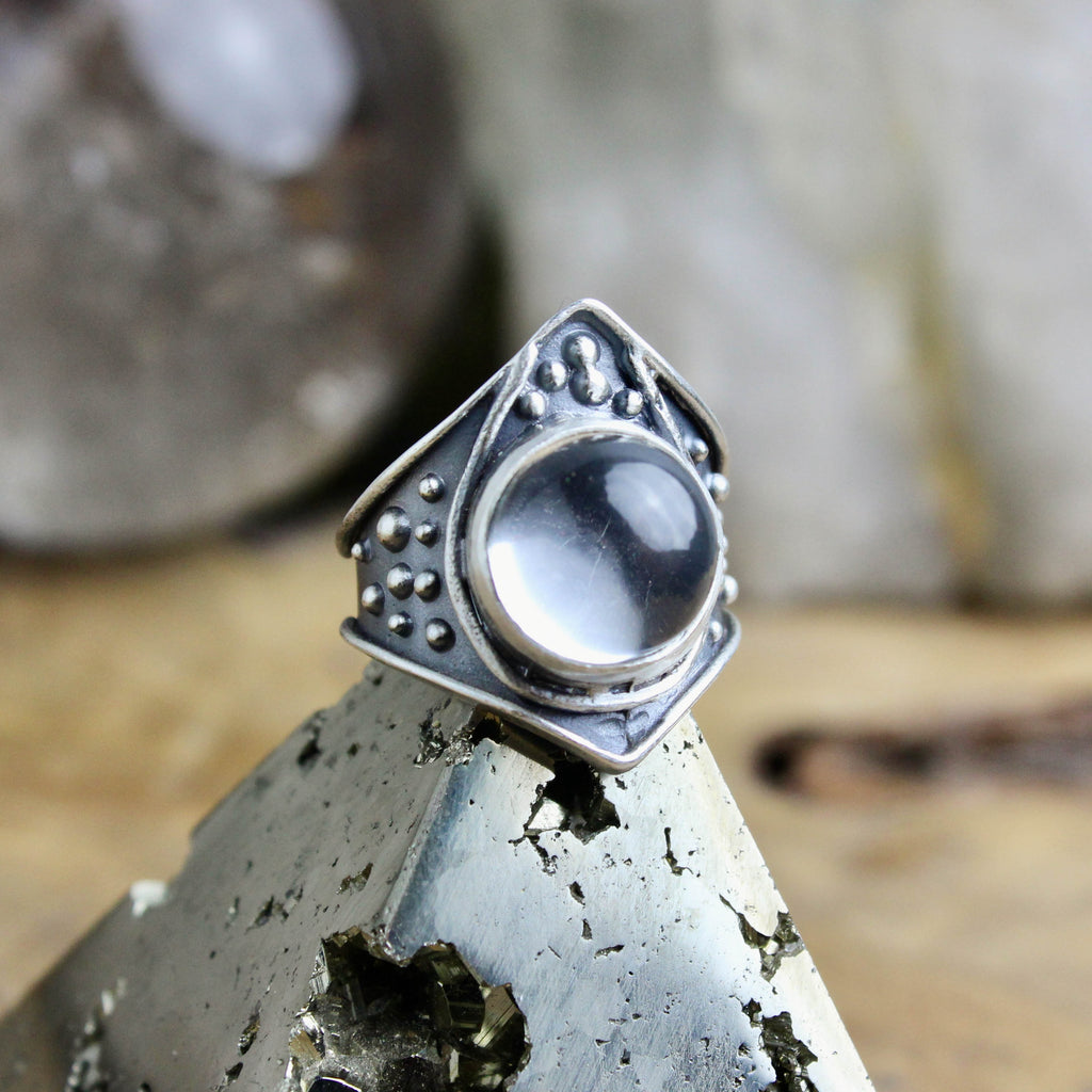 Draco Ring *Limited Edition* - Clear Quartz - Acid Queen Jewelry