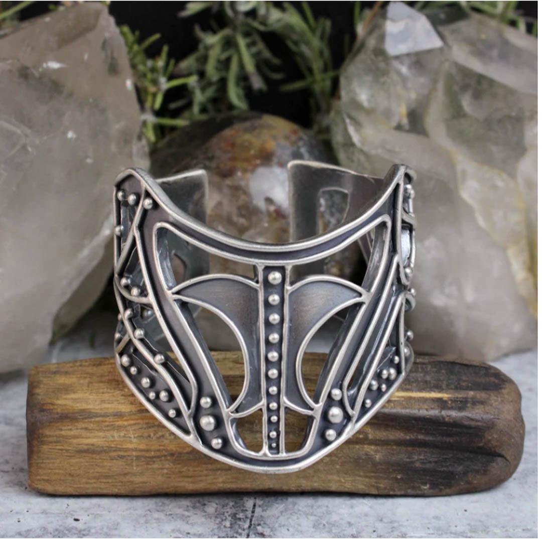 Moon Warrior Laced Cuff - Acid Queen Jewelry