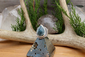 Warrior Ring // Tree Agate - SIZE 9.5 - Acid Queen Jewelry