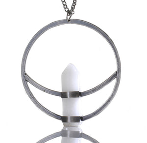 Set + Forged // Crescent + Circle Pendant WJ - Acid Queen Jewelry
